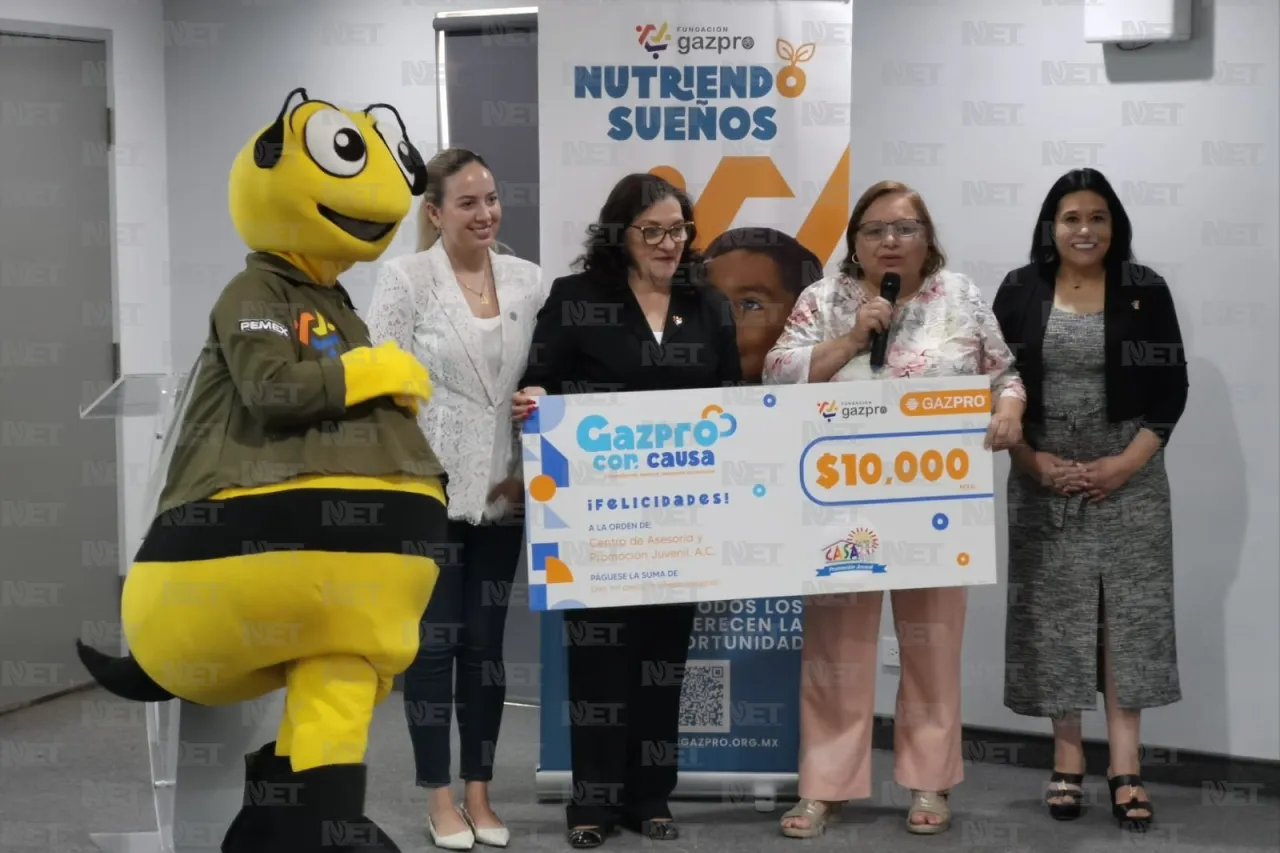 Beneficia 'Gazpro con Causa' a tres organizaciones de la ciudad