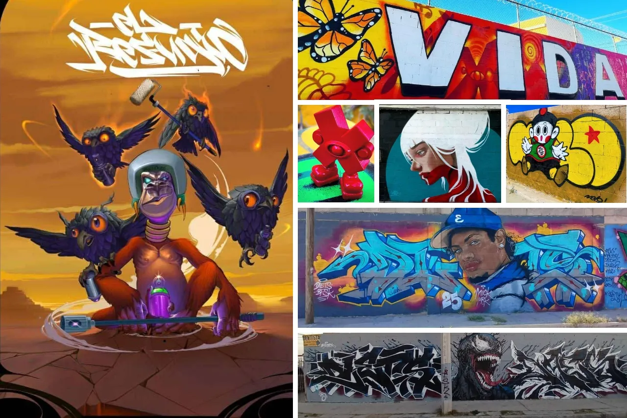Viajarán 4 artistas juarenses a festival de grafiti y muralismo en Puebla