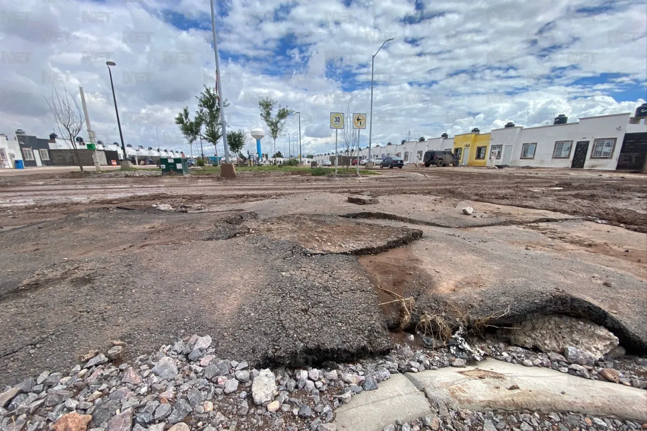 Chihuahua: Destrozan lluvias la colonia Praderas del Sur