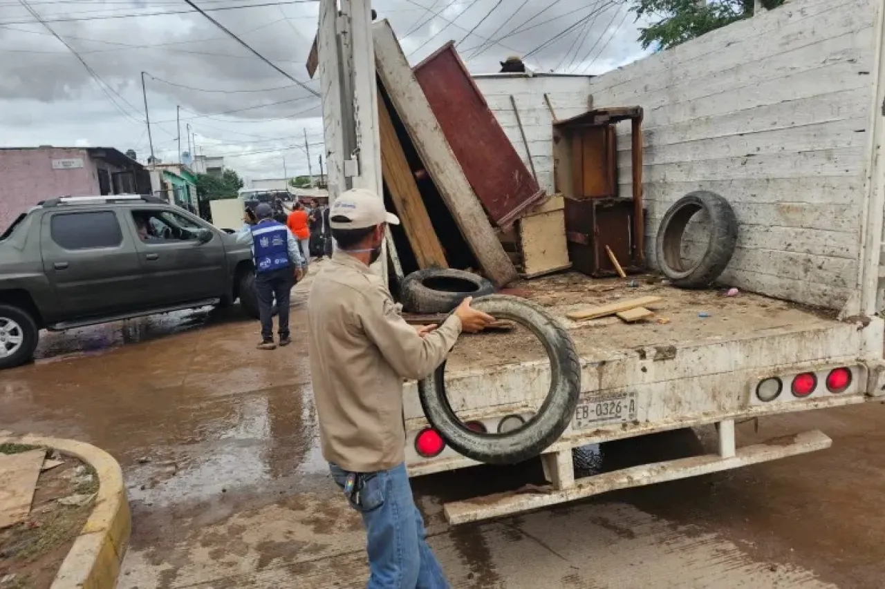 Chihuahua: Apoya Coespris a familias afectadas en El Porvenir