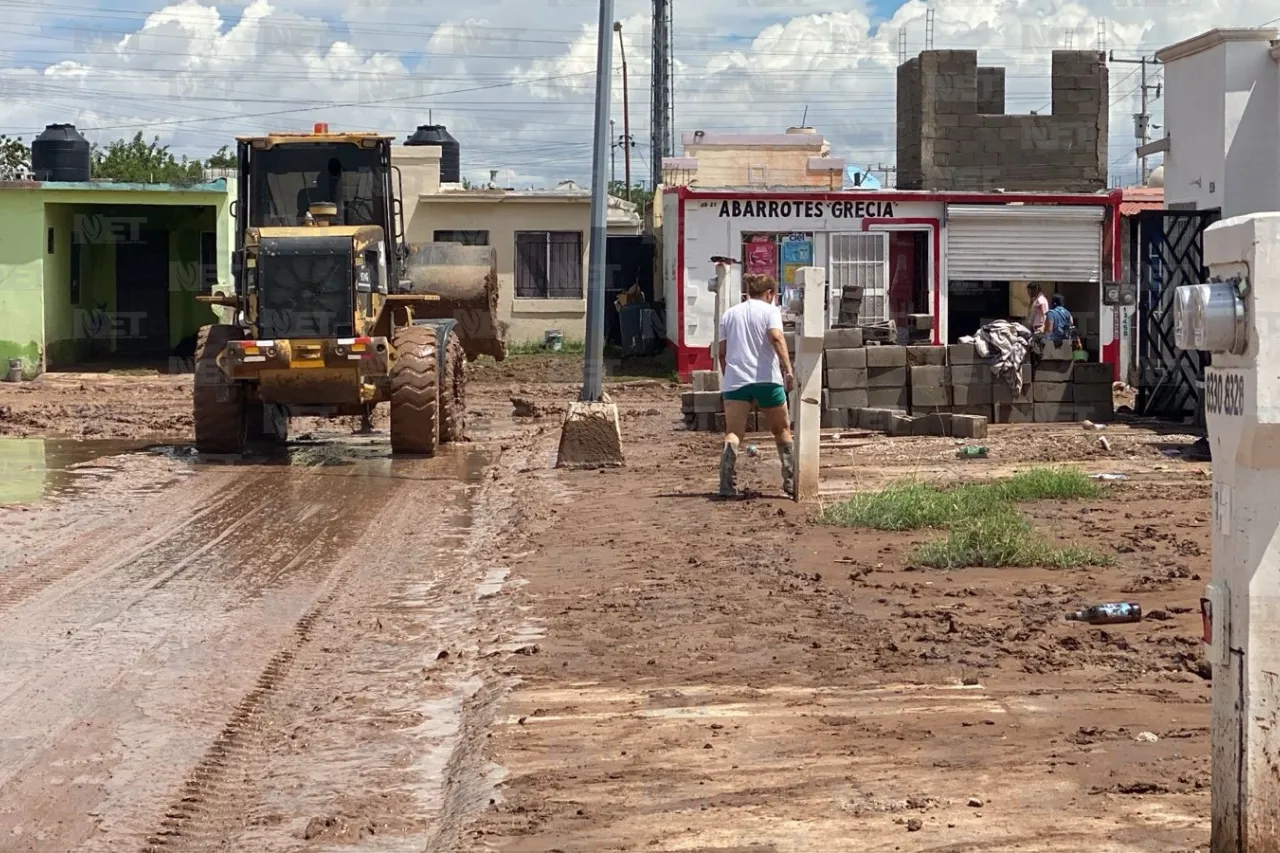 Chihuahua: Destrozan lluvias la colonia Praderas del Sur