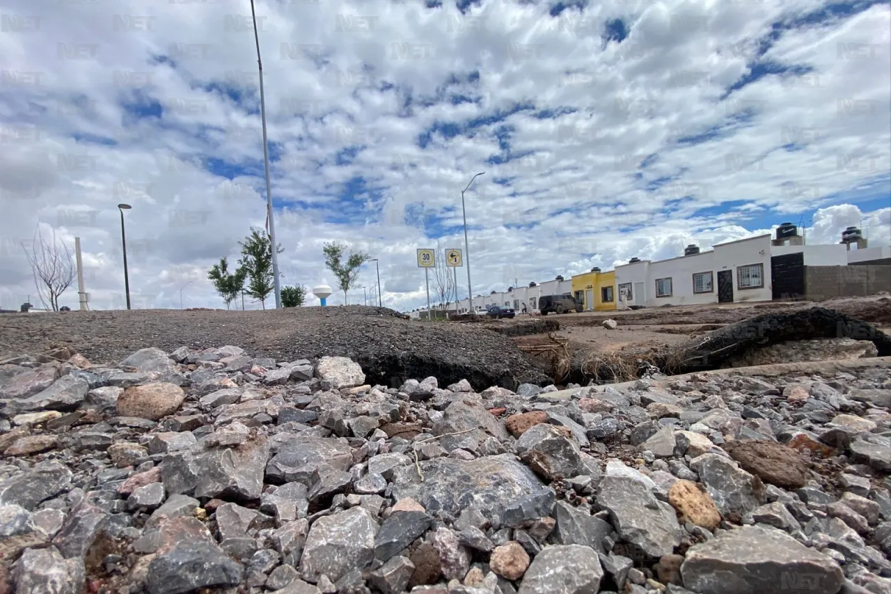 Chihuahua: Destrozan lluvias la colonia Praderas del Sur