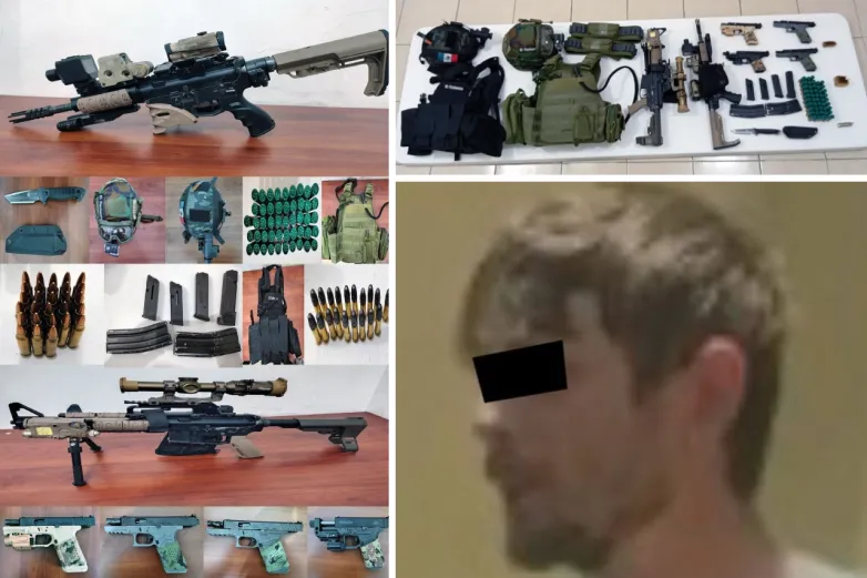 Cae estadunidense con armas y credencial de la CIA en el Edomex