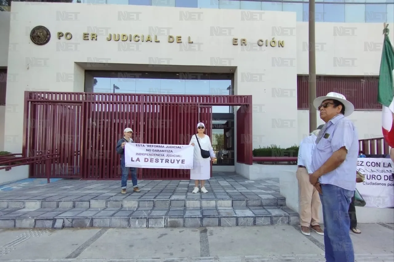 A un mes de la elección del Poder Judicial, organizaciones se manifiestan