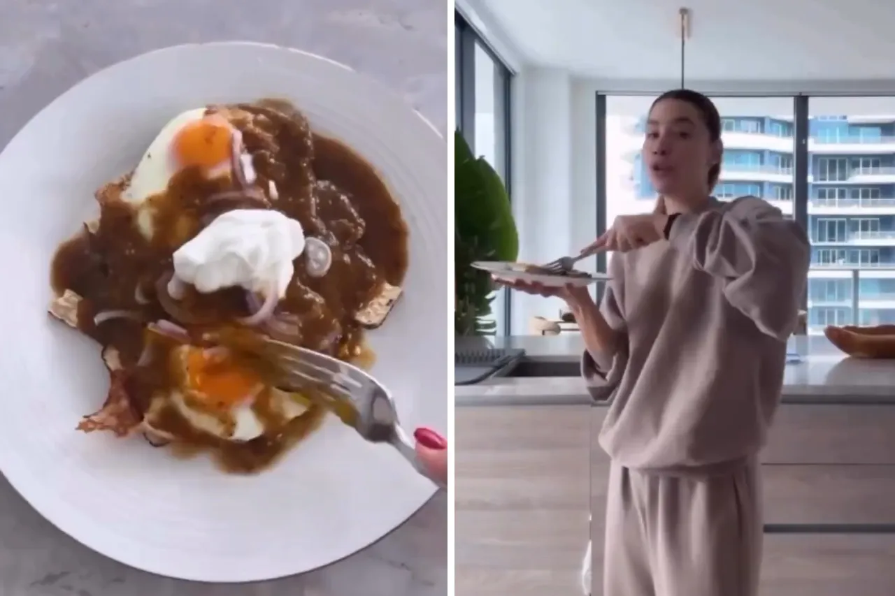 Tunden a Michelle Salas por su receta de 'chilaquiles saludables'