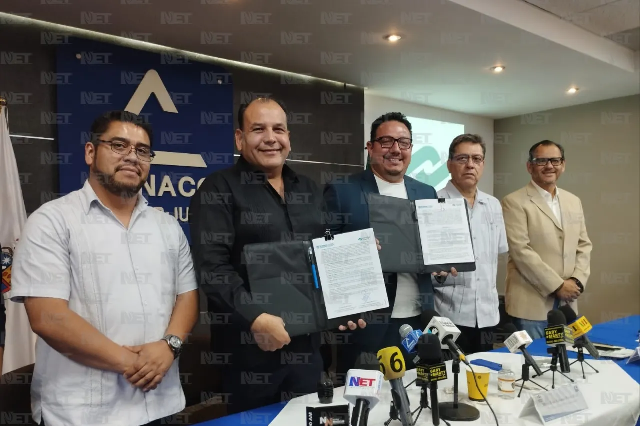 Firma Conalep convenio con Canaco Juárez en beneficio de 5 mil estudiantes