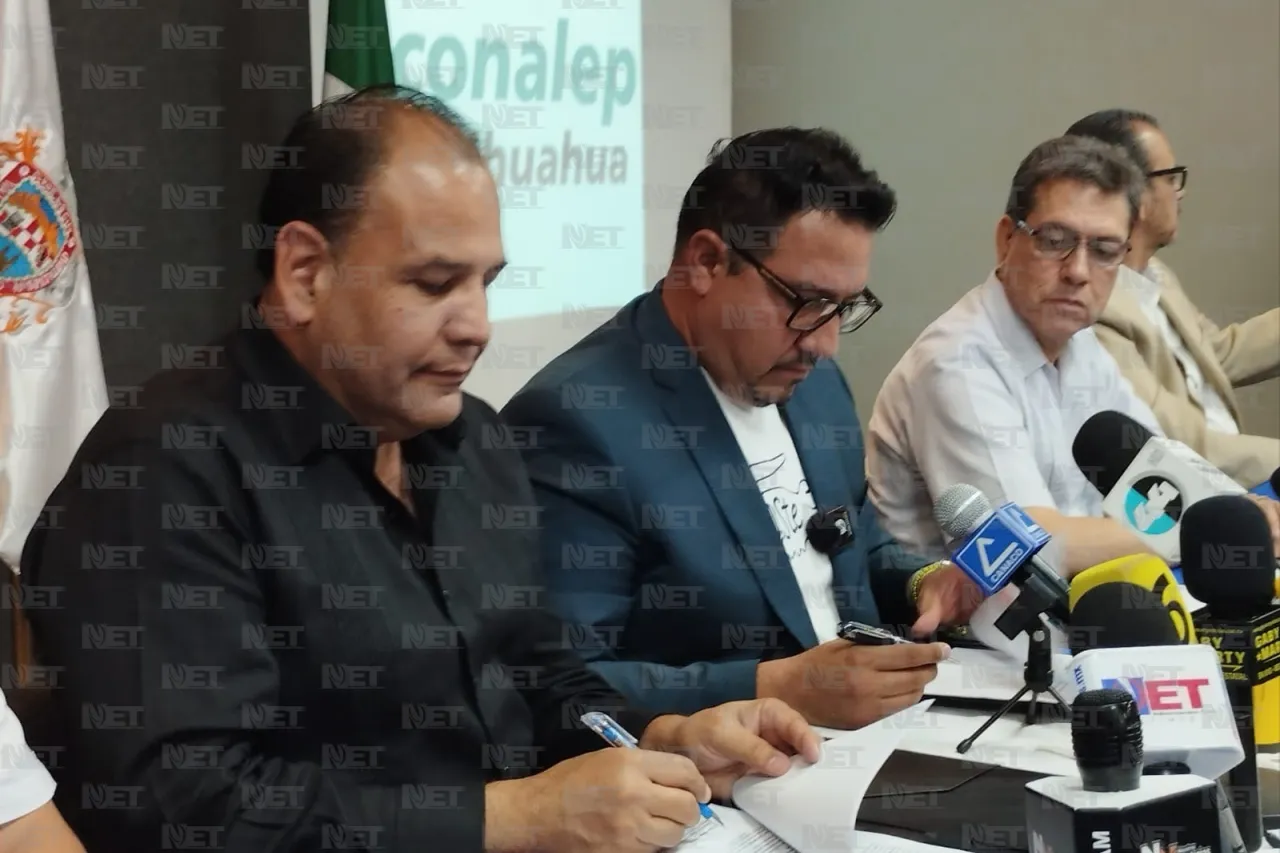 Firma Conalep convenio con Canaco Juárez en beneficio de 5 mil estudiantes