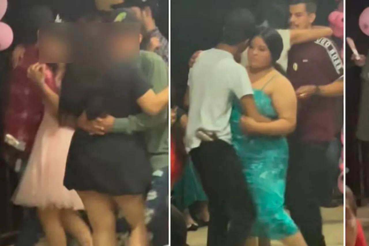 Padres de familia asisten armados a graduación en primaria de Durango