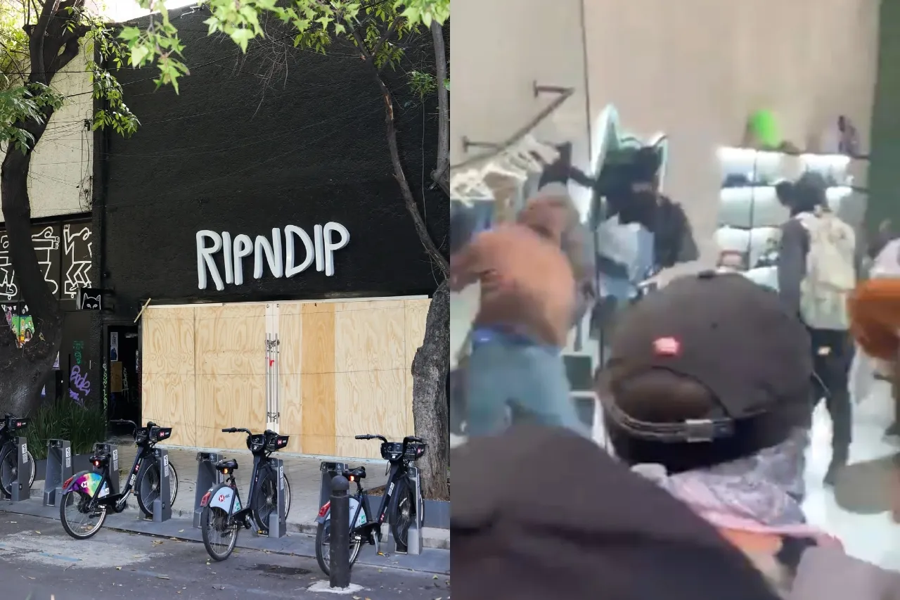 Tienda saqueada durante marcha vs gentrificación es operada 100% por mexicanos