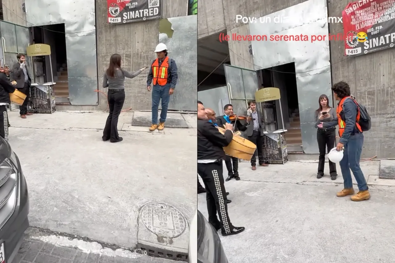 'Era mi prima'; mujer lleva serenata a su novio por infiel