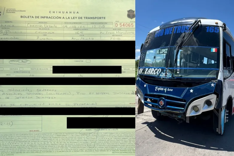 Atiende Transporte denuncia de rutera con desperfectos en Chihuahua