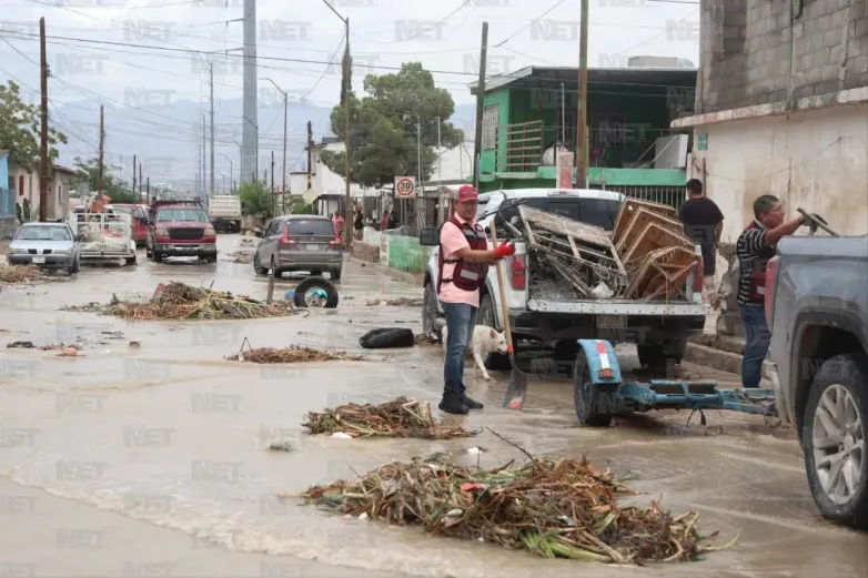 Retiraron más de 3 mil 500 toneladas de basura en colonias afectadas por lluvias