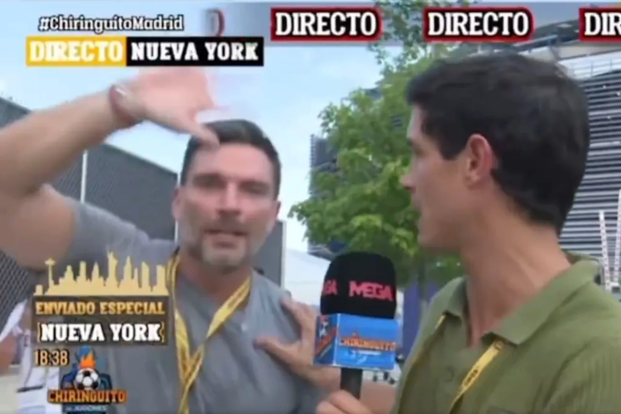 Julián Gil pasa momento incómodo al interrumpir transmisión de 'El Chiringuito'