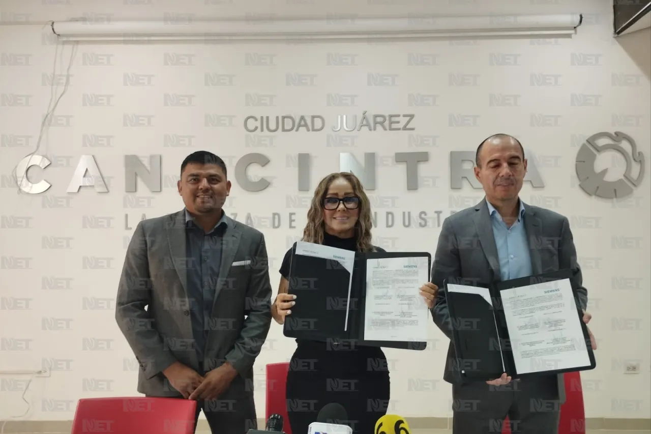 Siemens y Canacintra firman convenio por la electromovilidad en Juárez