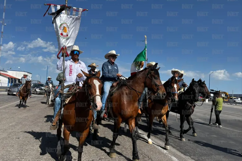 Recibe Bonilla a Cabalgata Villista en Chihuahua 
