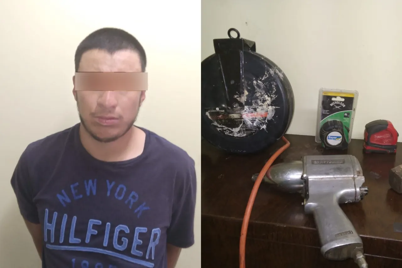 Arresta AEI a masculino por robo en Gómez Farías