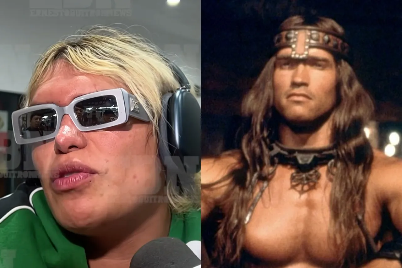 Aparece Wendy Guevara sin maquillaje y la confunden con Conan el Bárbaro