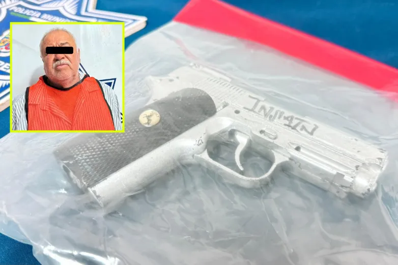 Amenaza de muerte a su vecino con pistola de juguete 