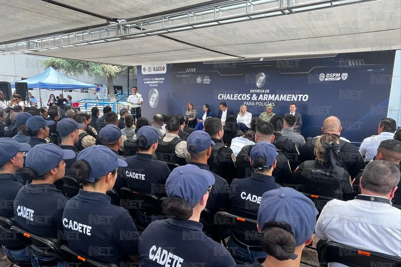 Invierten 5.8 mdp en equipamiento para policías municipales de Chihuahua