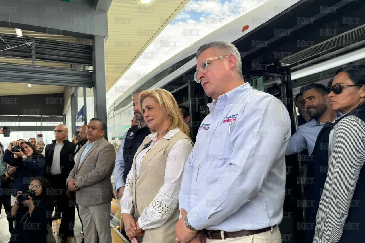 Inaugura gobernadora 9 nuevas estaciones en la ampliación del Juárez Bus