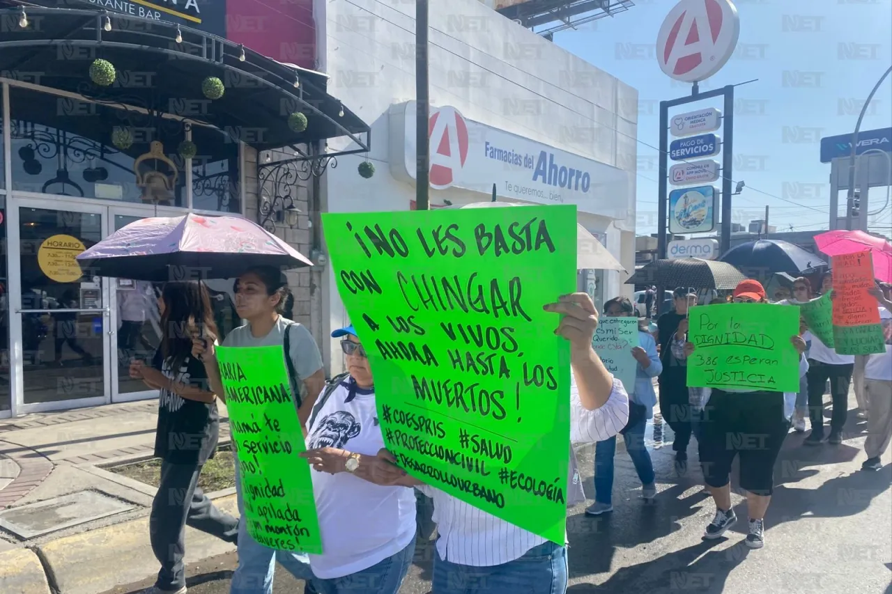Familiares marchan por Justicia en el caso del crematorio Plenitud