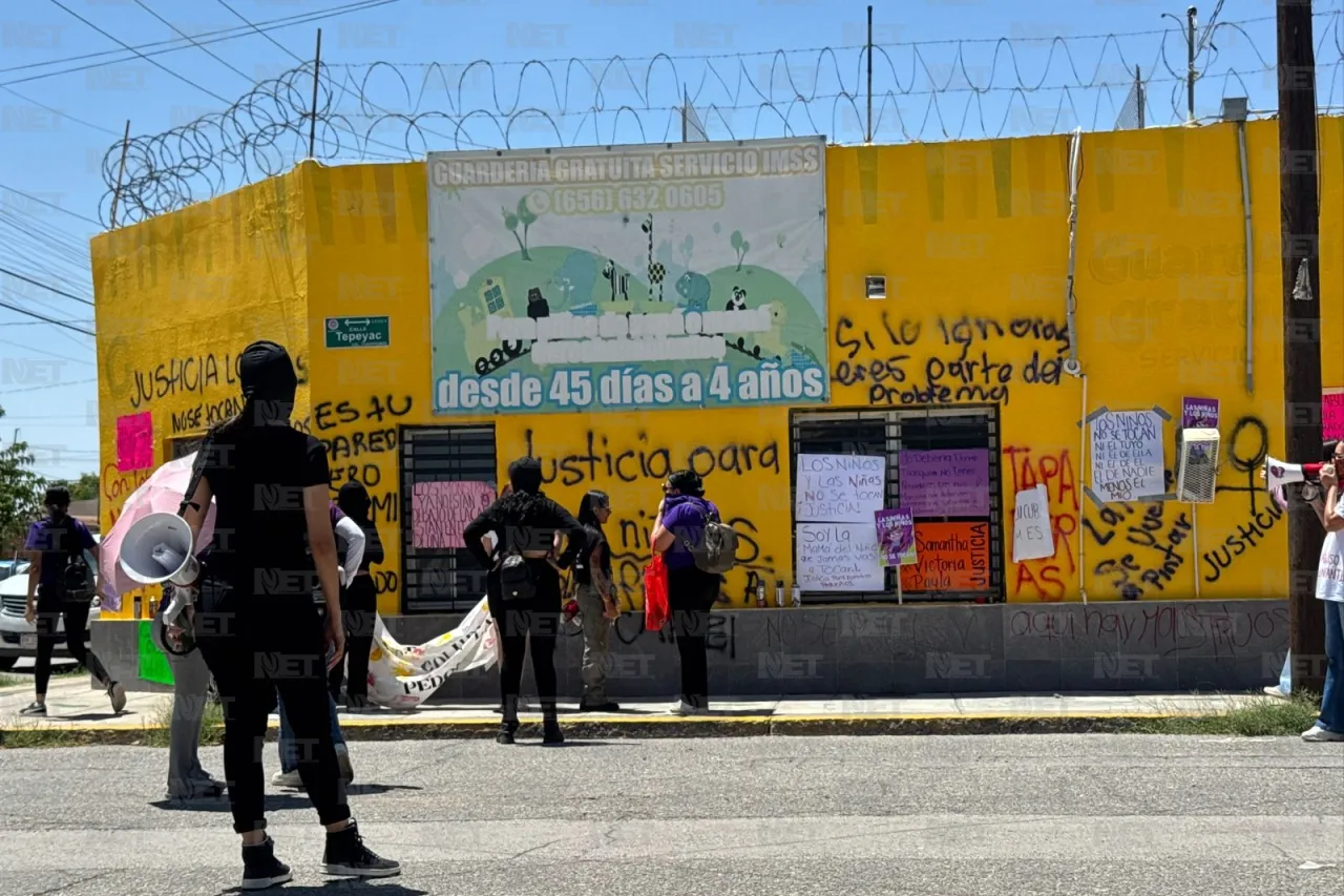 Dejan pintas al exterior de la Guardería Gussi