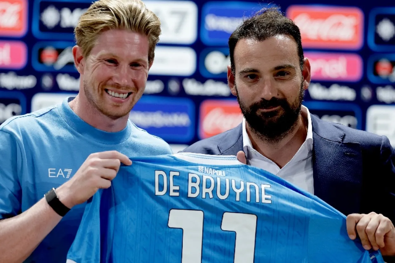 Se reencuentran Kevin De Bruyne y Romelu Lukaku en el Napoli