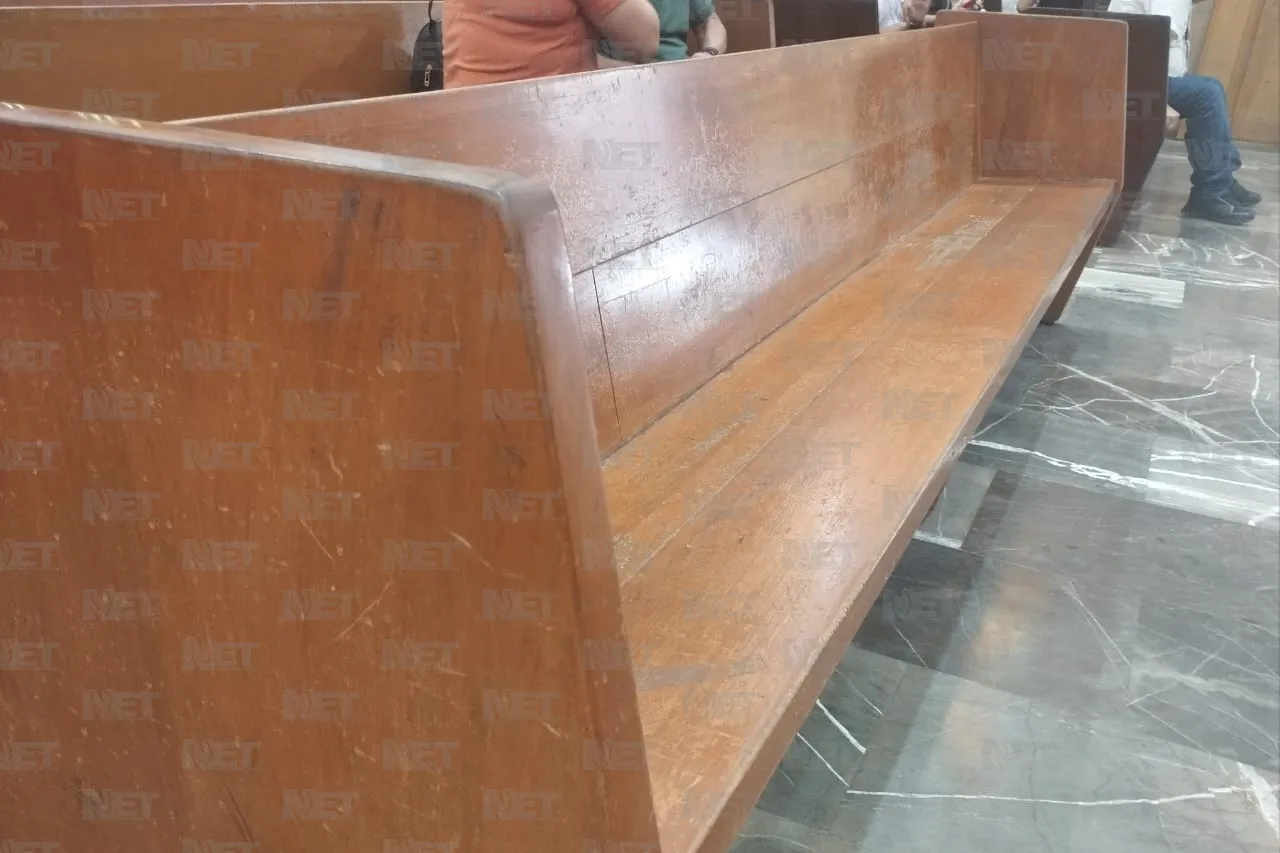 Catedral de Juárez lanza campaña para restaurar más de 100 bancas