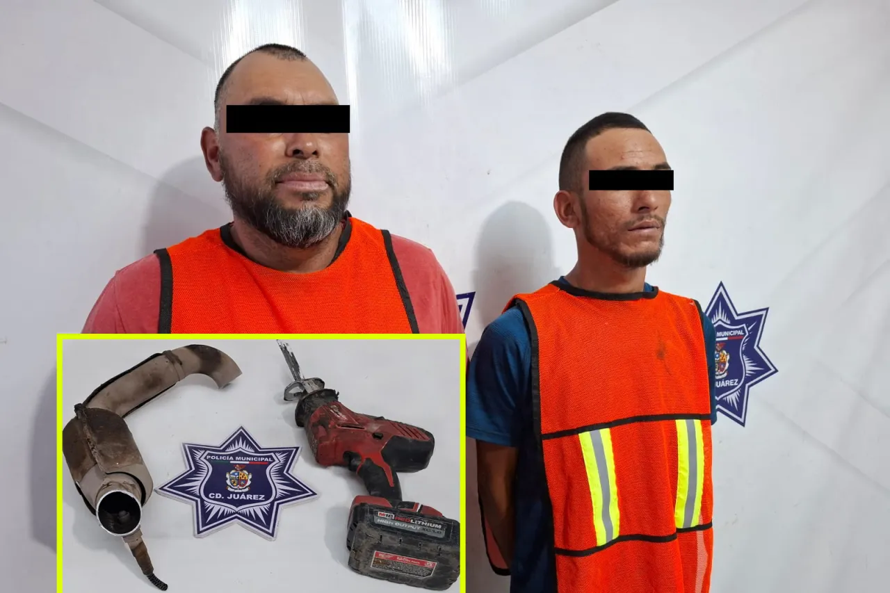 Arrestan a 2 hombres mientras robaban catalizador de una Explorer