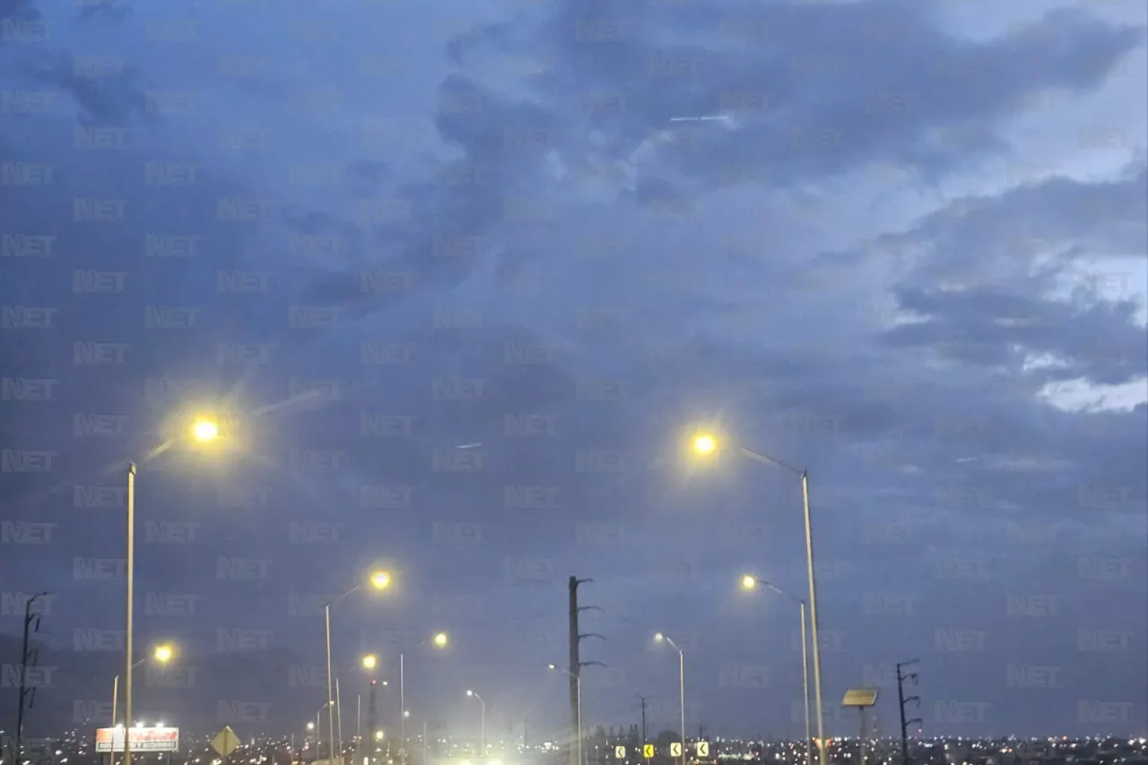 Llueve en varios sectores de la ciudad