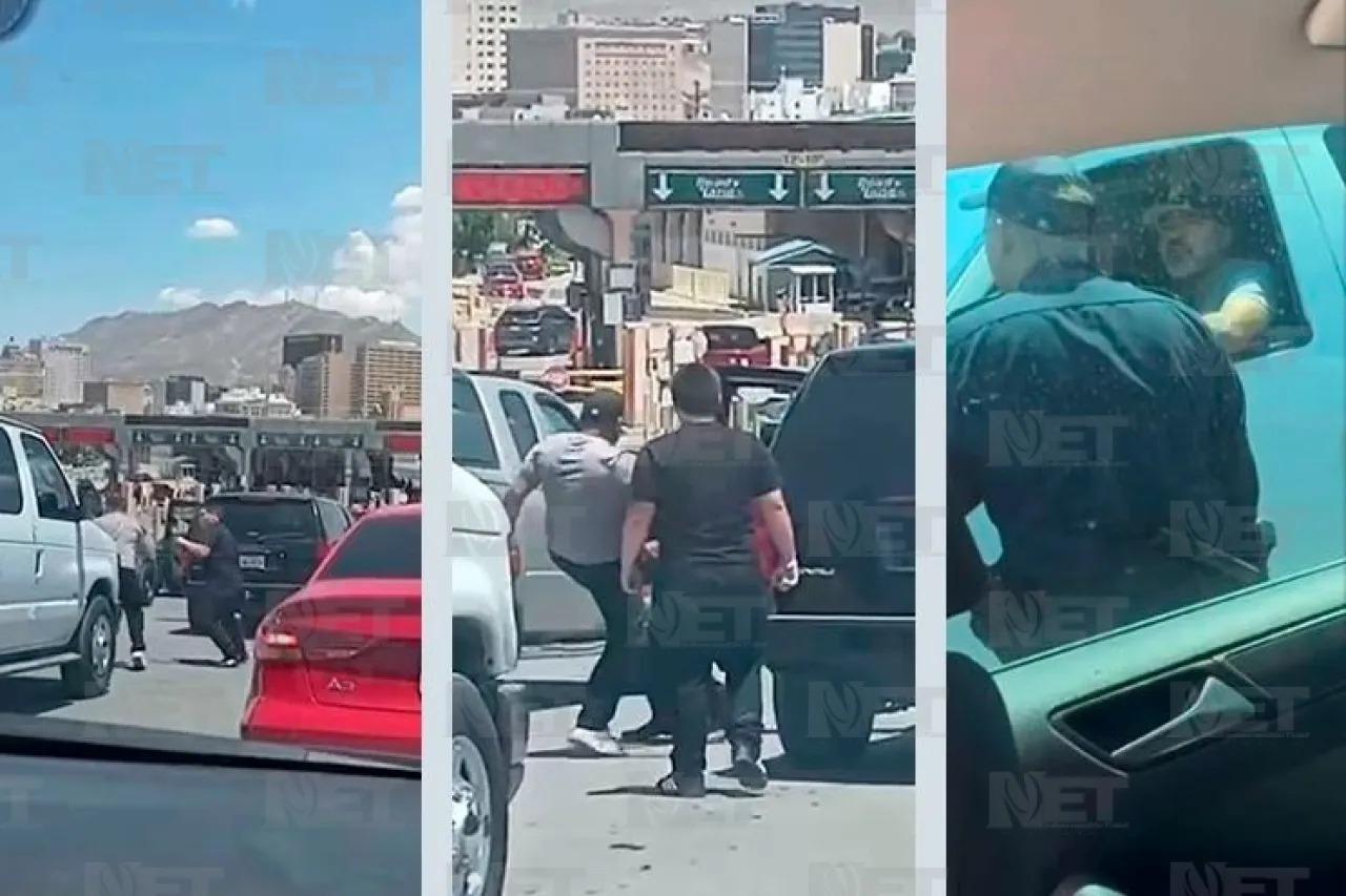 Video: Se dan ‘round’ en el puente Paso del Norte