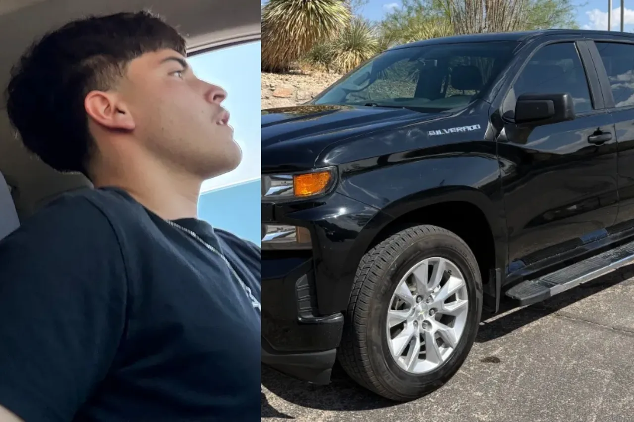 Cita a vendedor de Silverado, lo amaga con un arma y huye con la camioneta