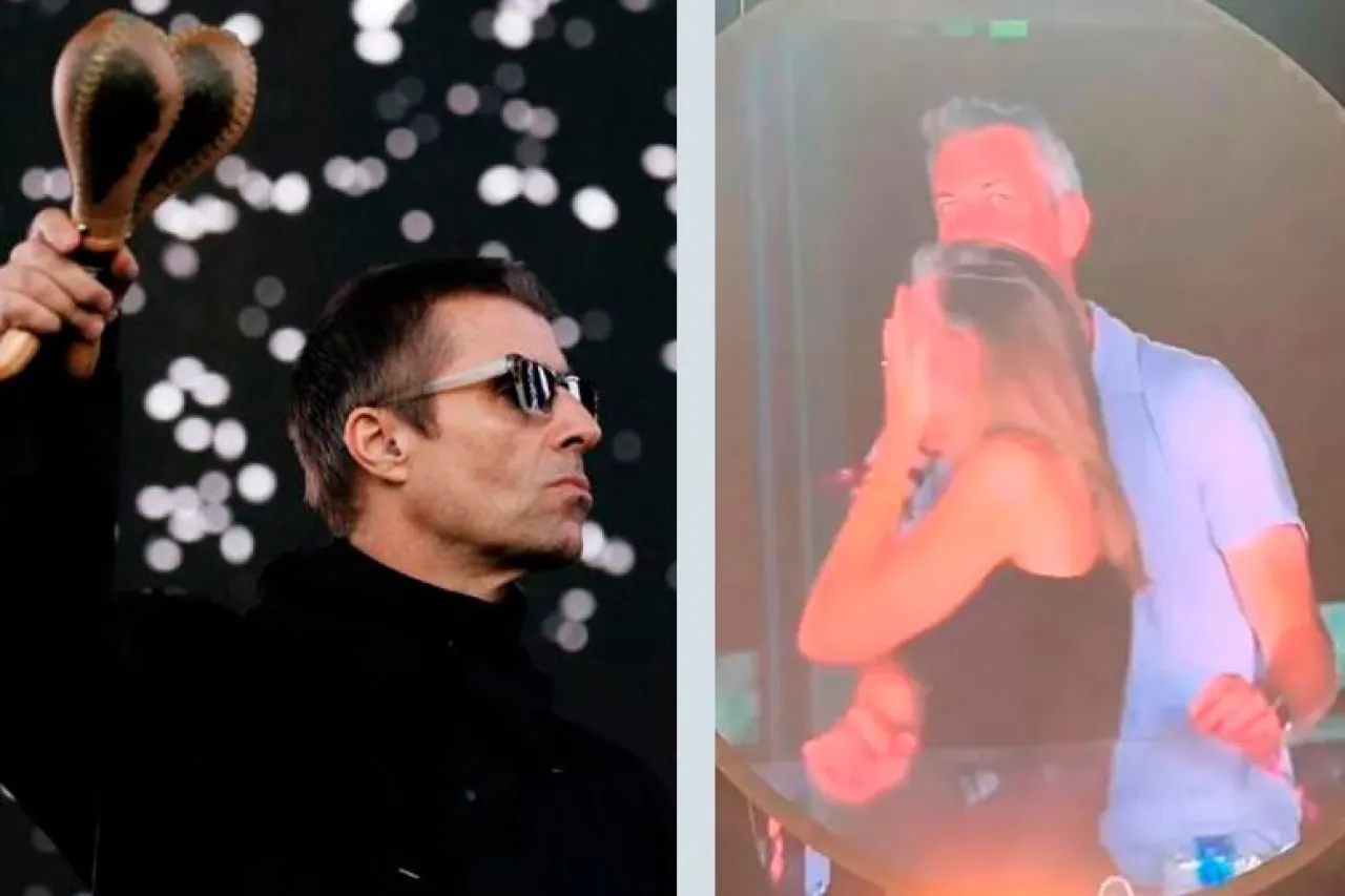 Liam Gallagher tranquiliza a los infieles tras polémico beso de Coldplay