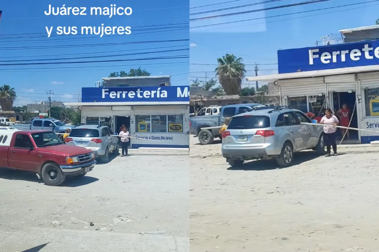 Juárez mágico: Mujeres compran tubo PVC y manera de transportarlo se hace viral