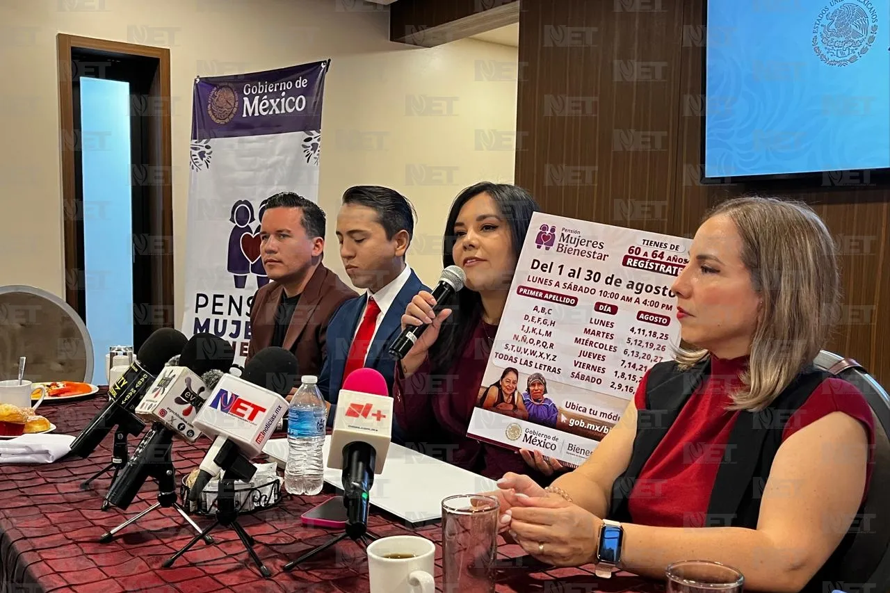 Iniciará registro de mujeres de 60 a 64 años para pensiones del Bienestar