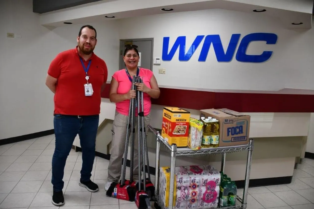 Maquiladora WNC y su personal benefician colaboradores afectados por lluvias