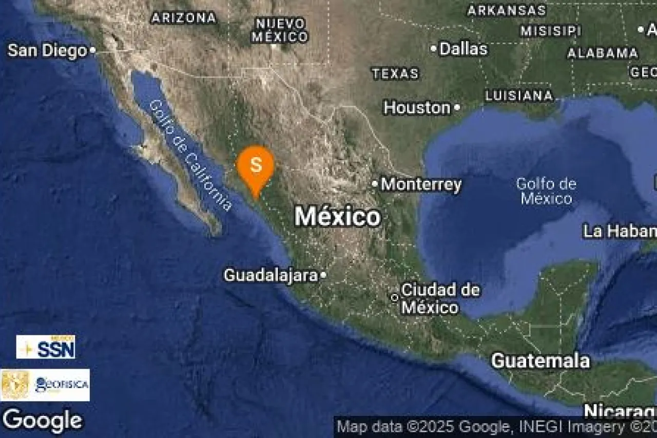 Sismo de 4.6 sorprende a Culiacán