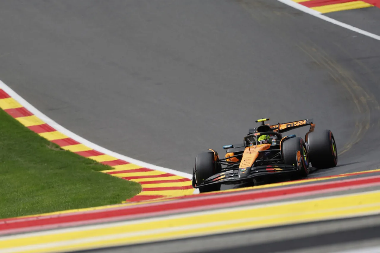 Norris logra pole en Gran Premio de Bélgica