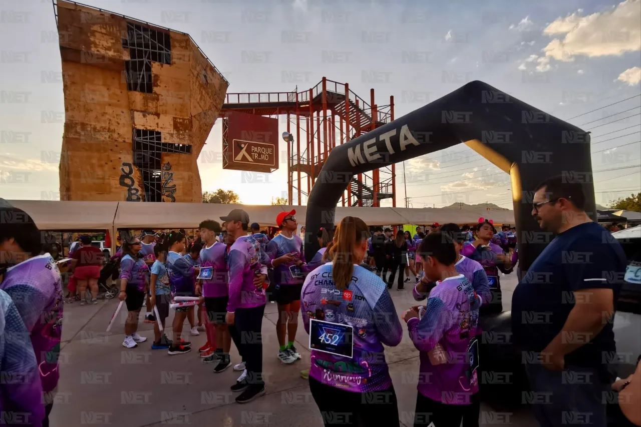 Así se vivió ayer la 'Neon Race'