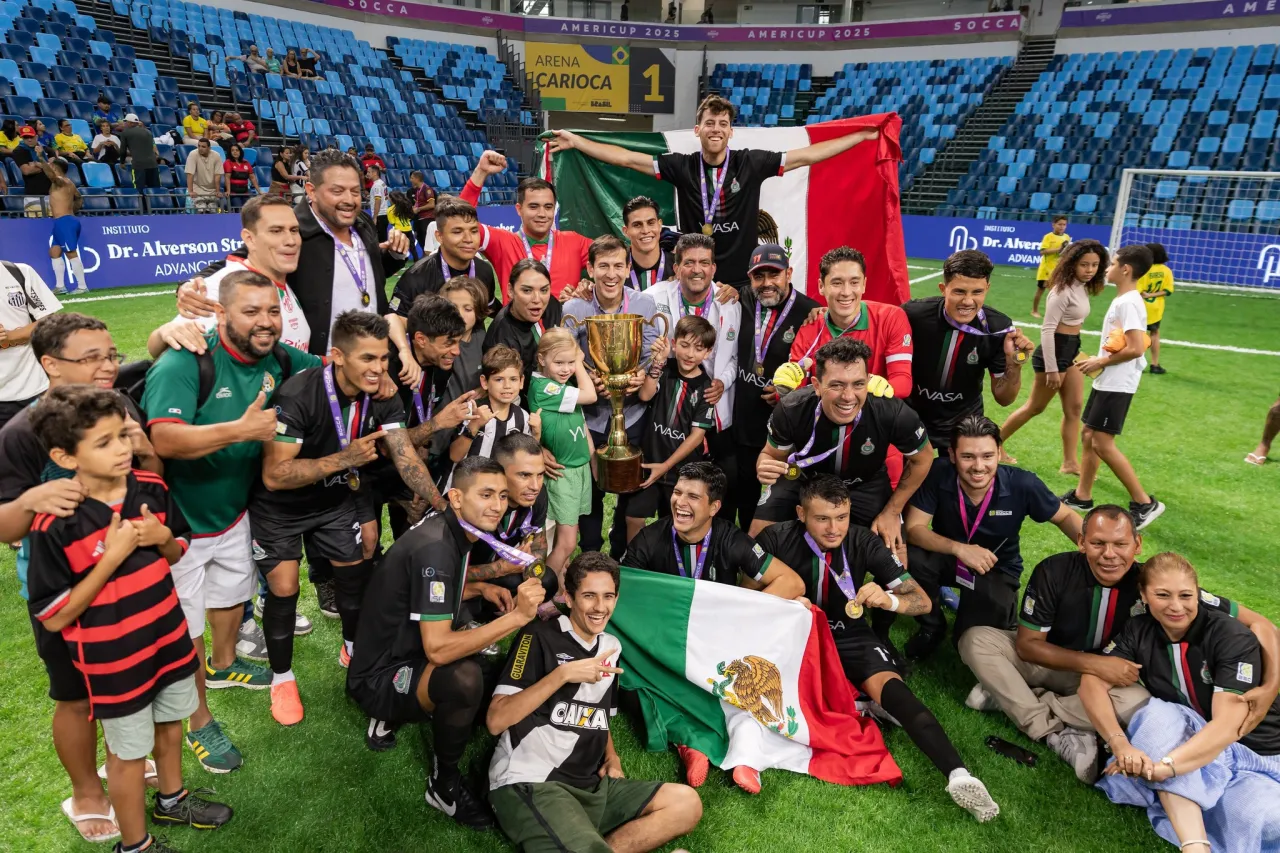 México se corona bicampeón en la Copa América Socca