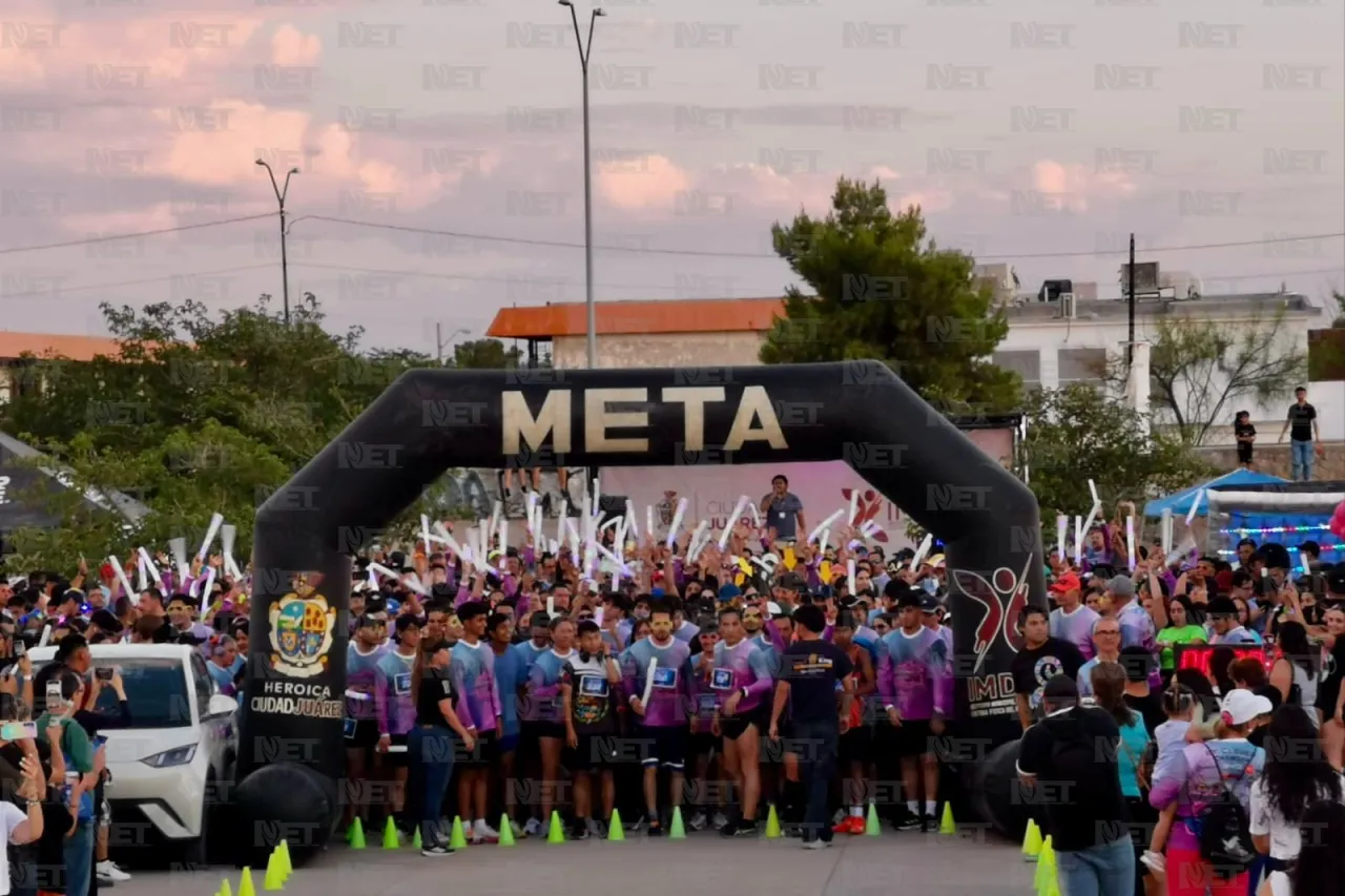 Así se vivió ayer la 'Neon Race'