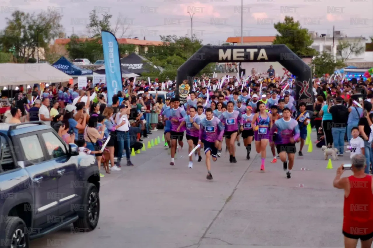 Así se vivió ayer la 'Neon Race'