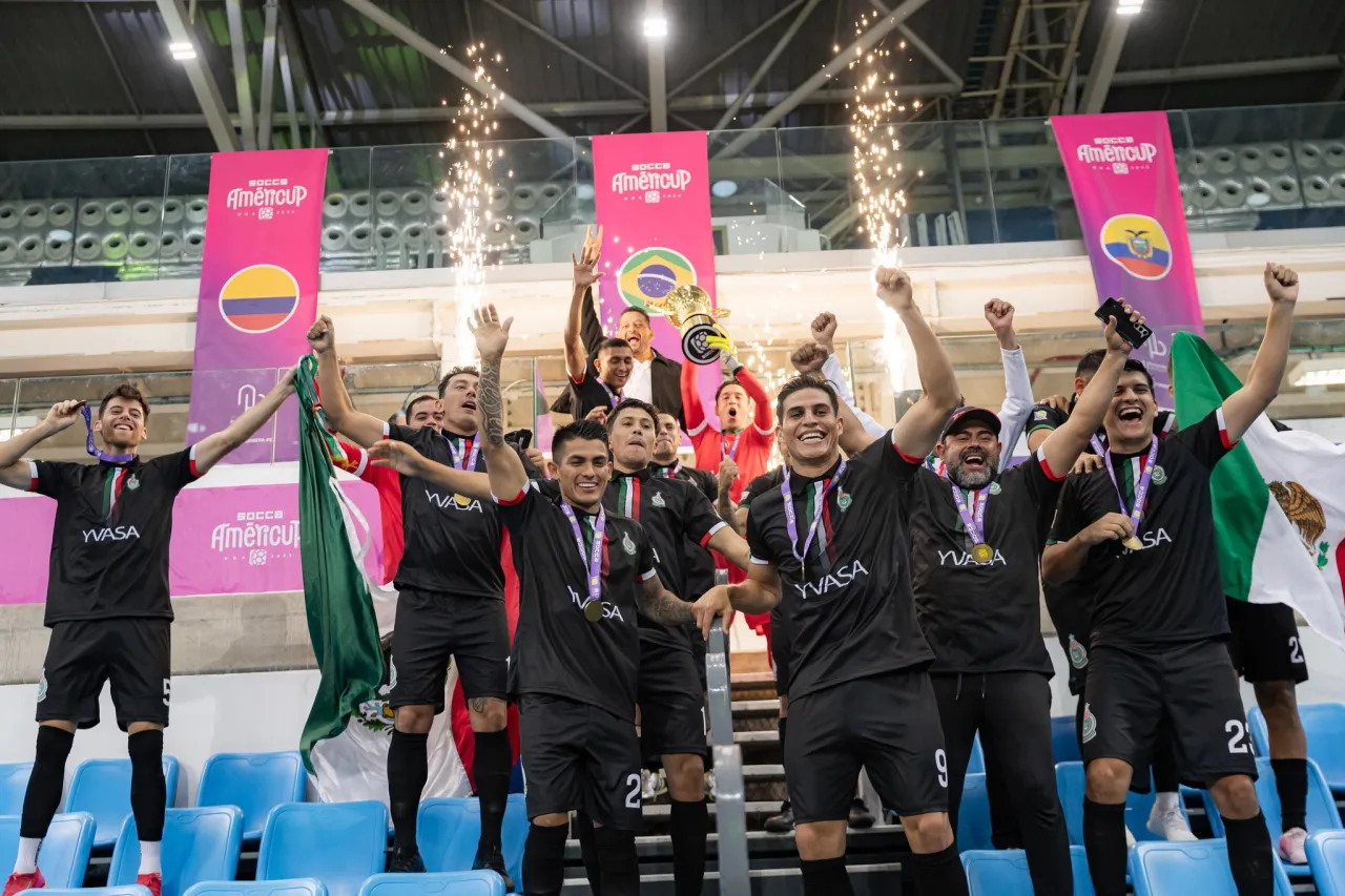 México se corona bicampeón en la Copa América Socca
