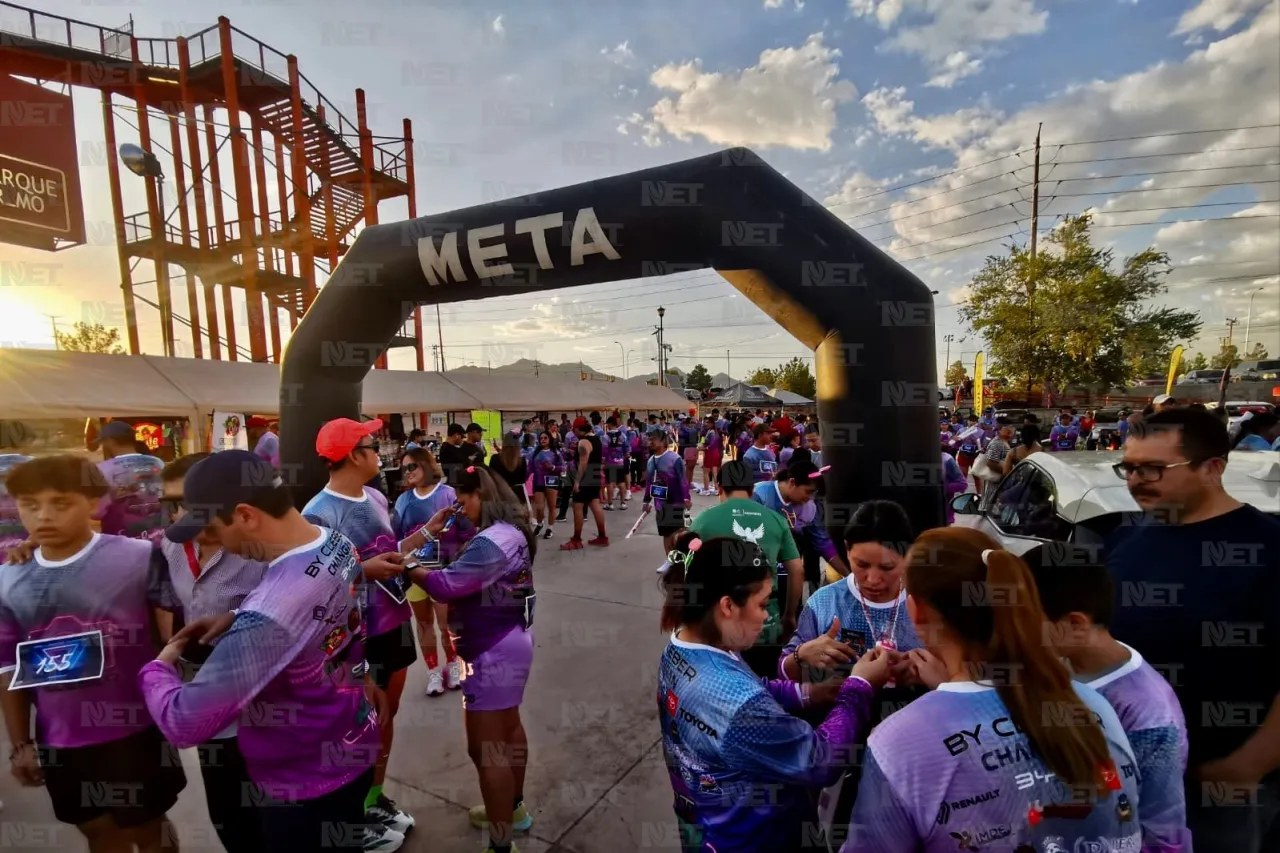Así se vivió ayer la 'Neon Race'