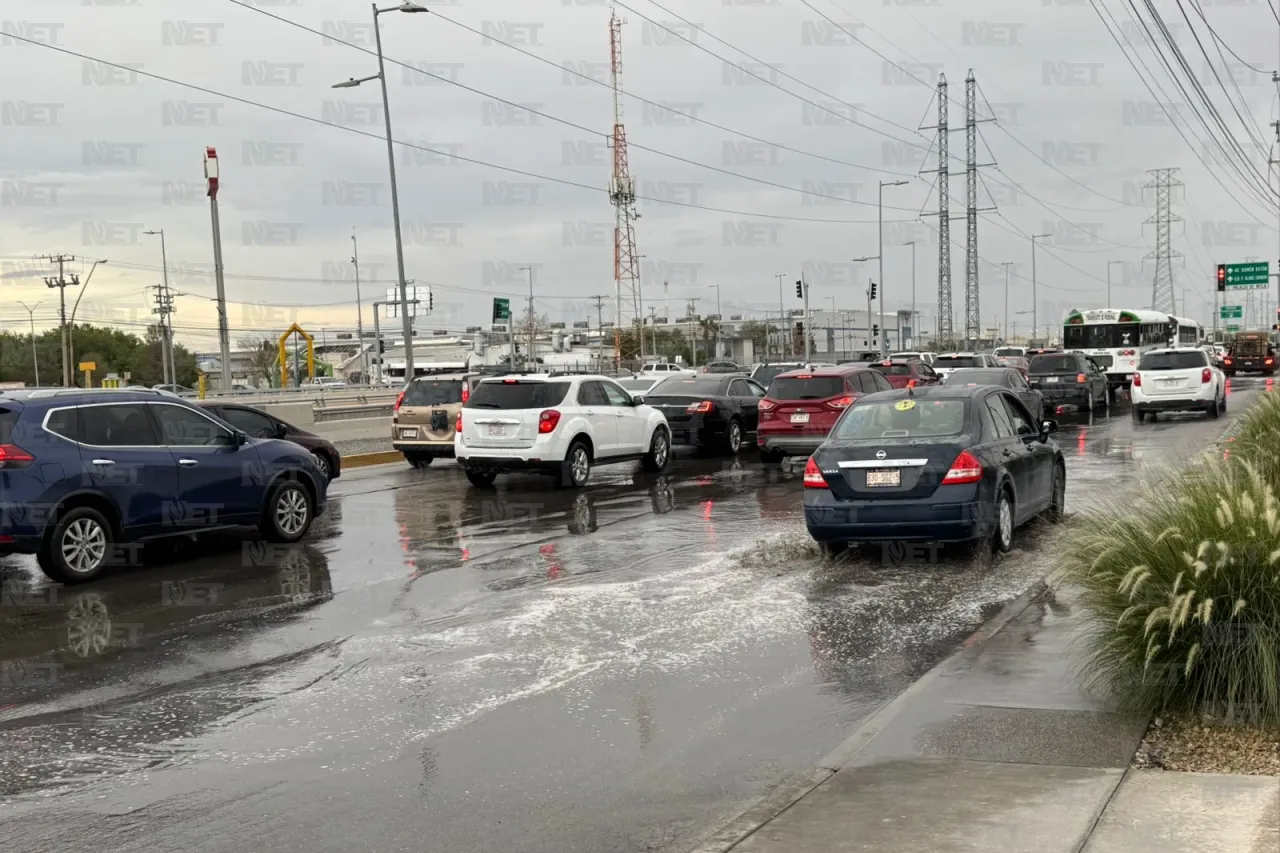 Se encharcan Las Torres tras lluvia