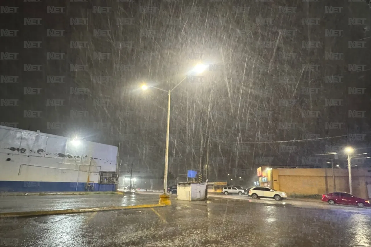 Cae aguacero al poniente de la ciudad