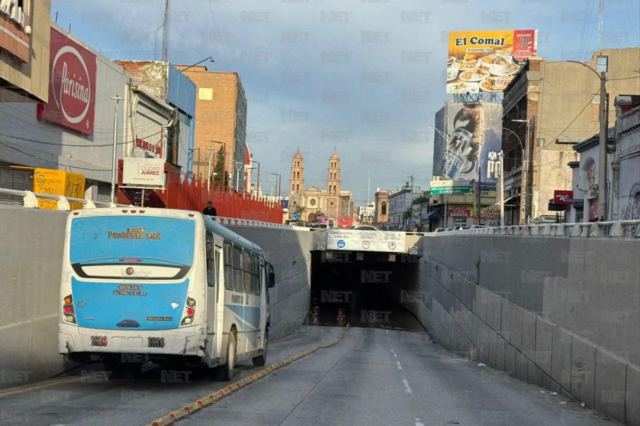 Aún cerrado paso a desnivel de 16 de Septiembre por lluvias
