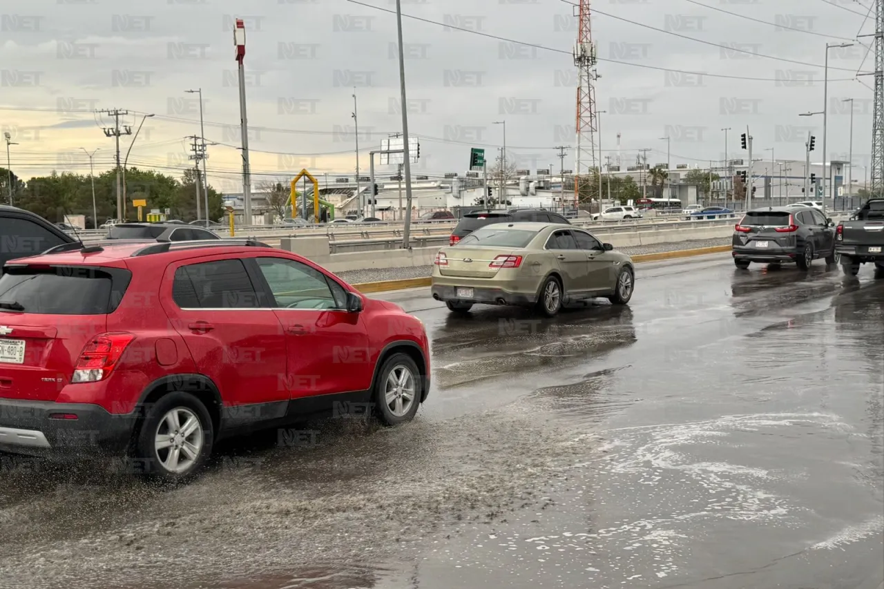 Se encharcan Las Torres tras lluvia