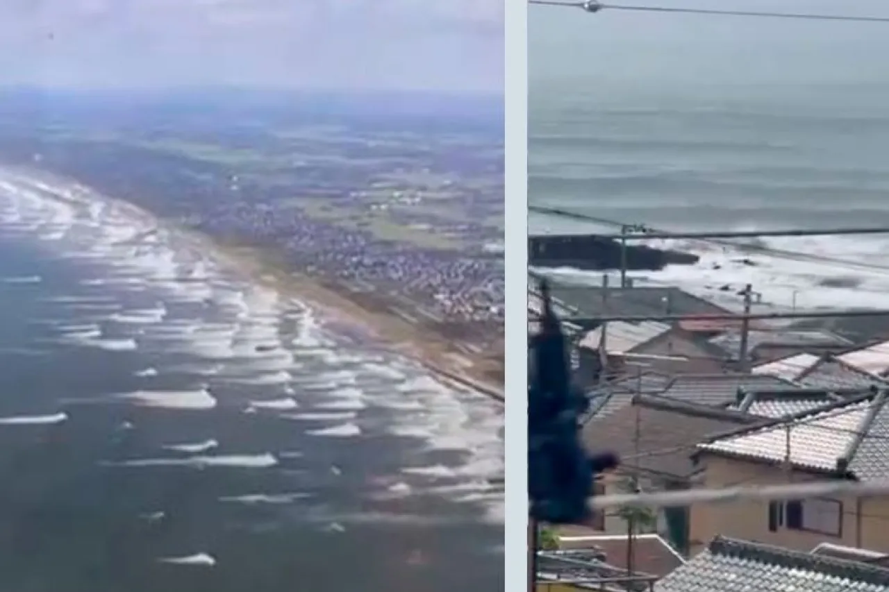 Video: Tsunami masivo sacude el Pacífico