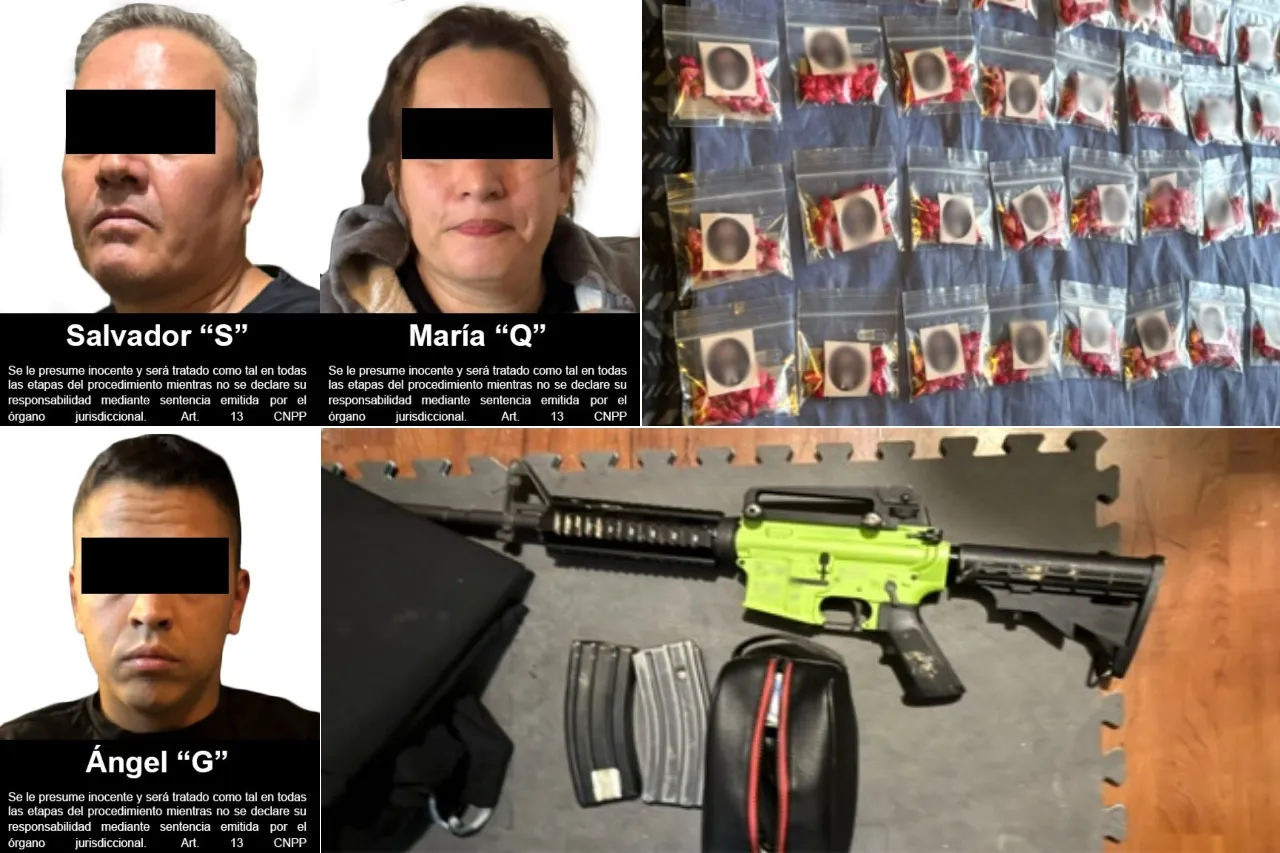Vinculan a proceso a 3 personas por delitos contra la salud y posesión de armas